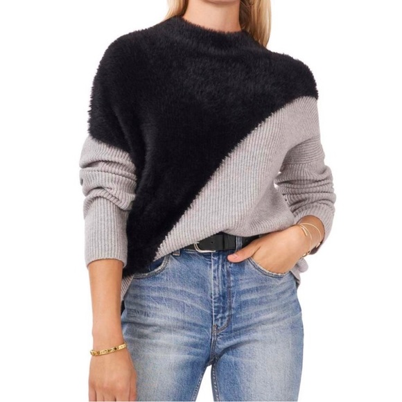 Vince Camuto Color-block Sweater Size Medium - Picture 2 of 5